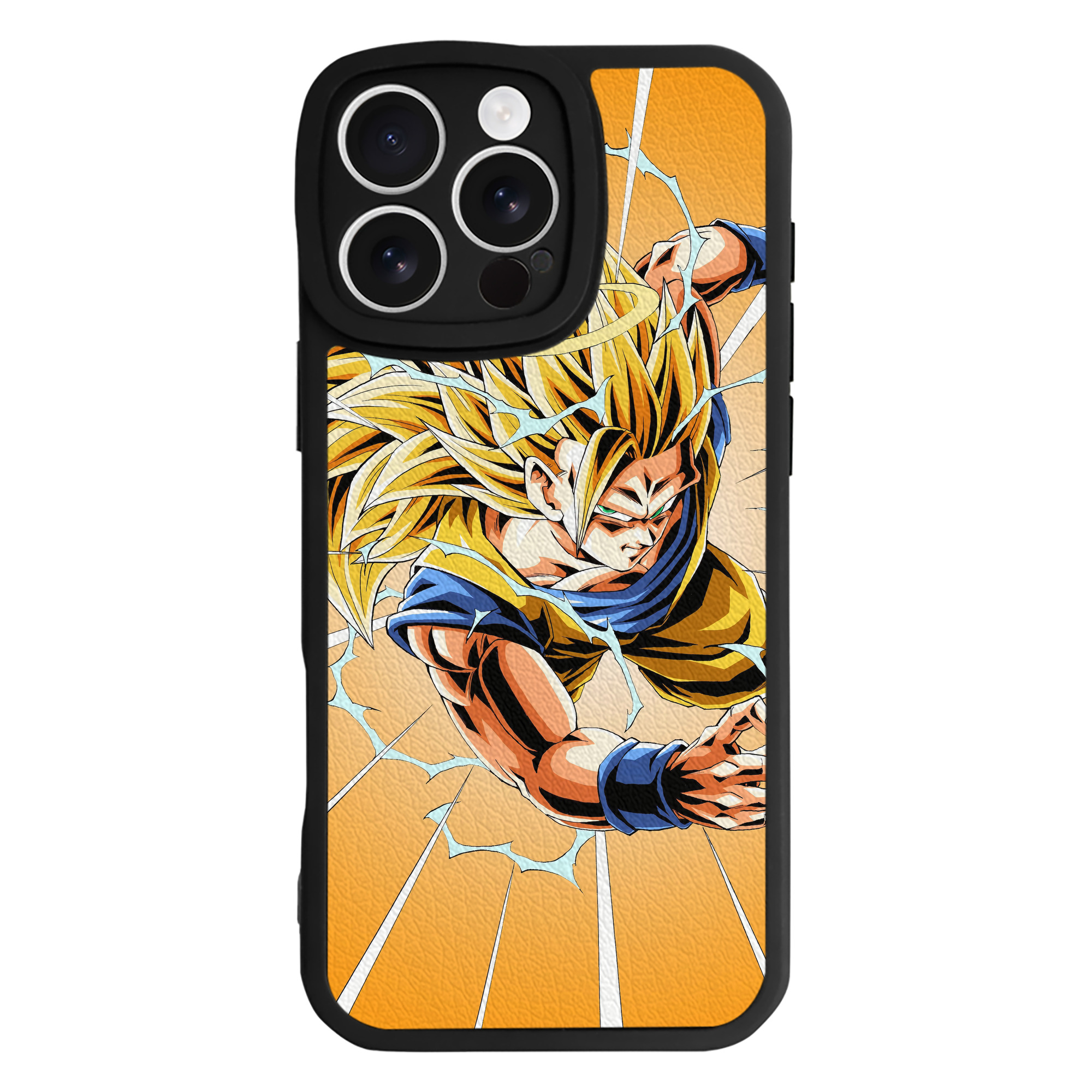 （画像用） ドラゴンボール DRAGON BALL 【iPhone 16シリーズ対応】シリコンスマホケース（レザー調） 材質：シリコン